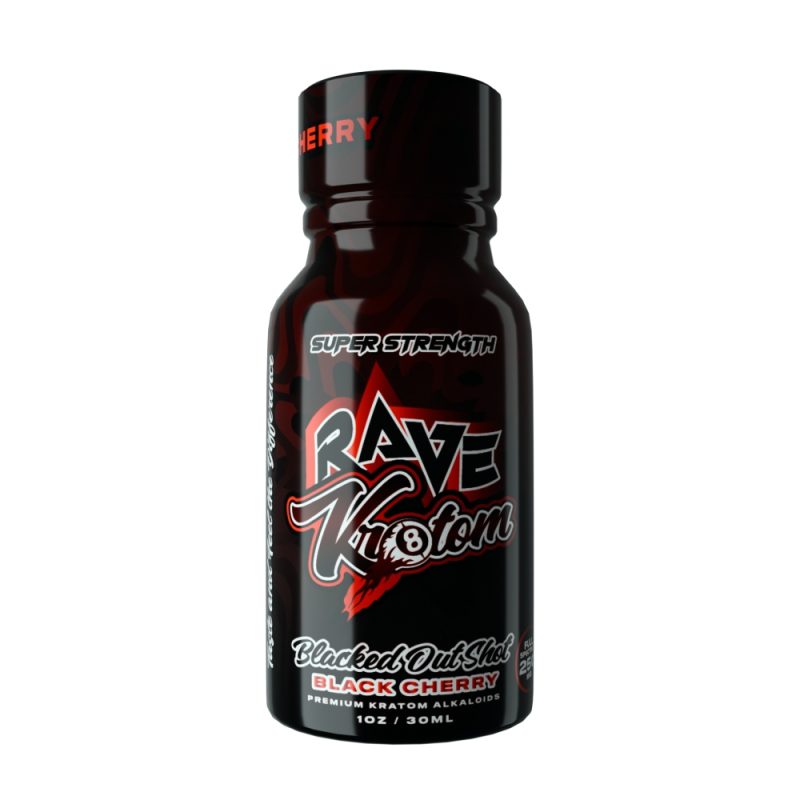 Rave Kratom – Blacked Out Shot Super Strength | 250mg