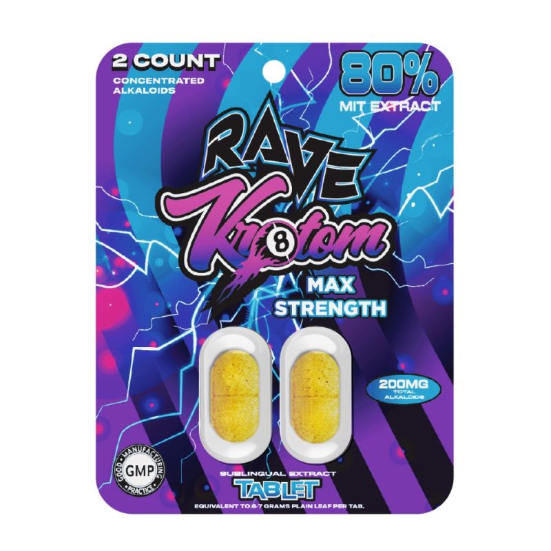 Rave Kratom – Chewable Extract Tablet
