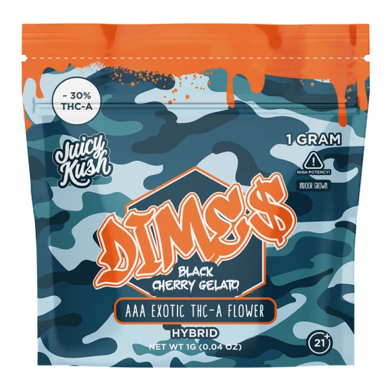 Juicy Kush - 1g Dime$ AAA Exotic THC-A Flower