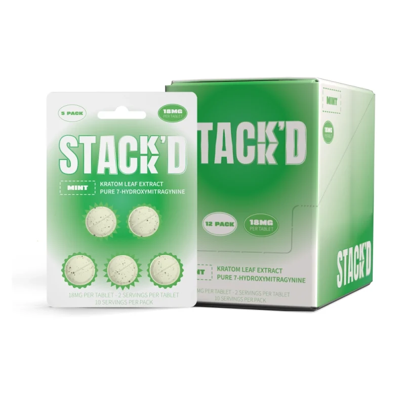 Stack’d - 7 hydroxymitragynine - Tablets - 5ct